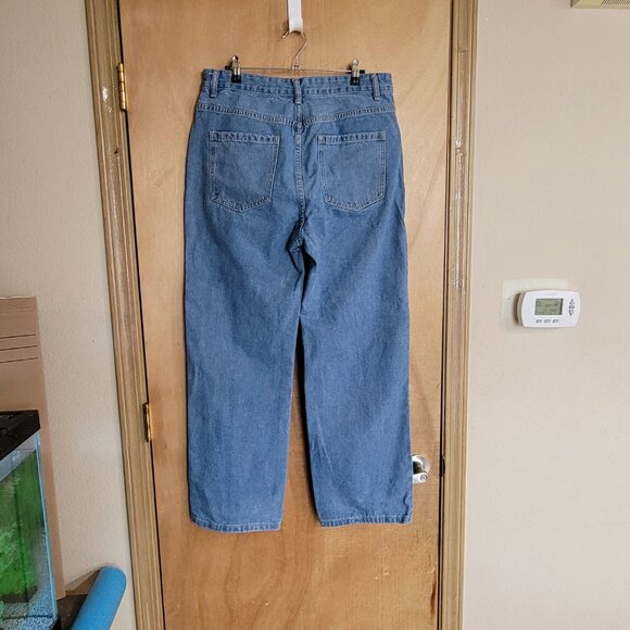 Jeans FAShion  Jeans Large Colorblock High Waisted - Picture 6 of 8